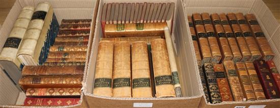 Bindings - 18th and 19th century poetry and general literature, (3 boxes)
